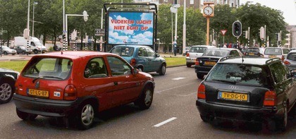 Billboard in Rotterdam.